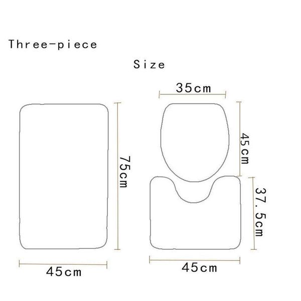 

lion pattern printing non-slip home toilet pad cover bath mat + qylemq garden2010