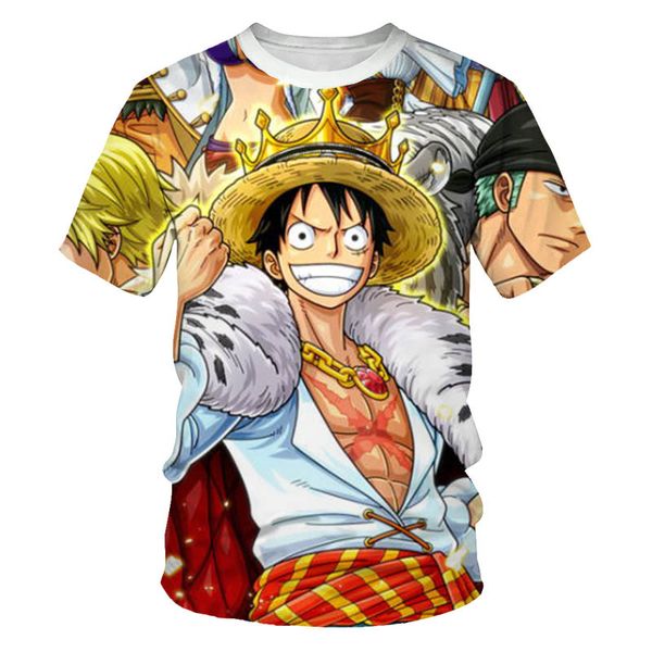 

new one piece luffy homme man boys anime 3d print shirts anime hippie plus size men clothing