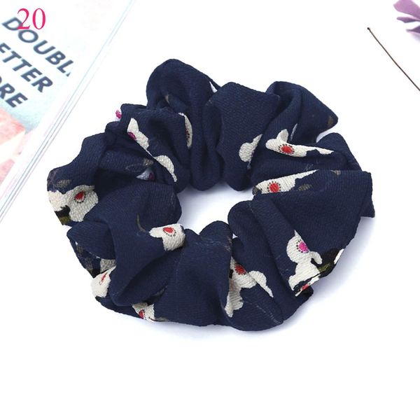 

2020 striped dot printed scrunchie for women girls elastic hair bands ponytaoil holder hair accessories headwear rubber band q bbyjoz
