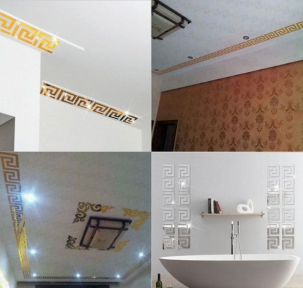 

wholesale- 10 pcs puzzle labyrinth acrylic mirror wall decal art st jllagc trustbde