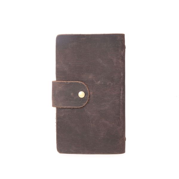 

new retro crazy horse pickup package type large capacity 60 for men and women leather card holder on the spot