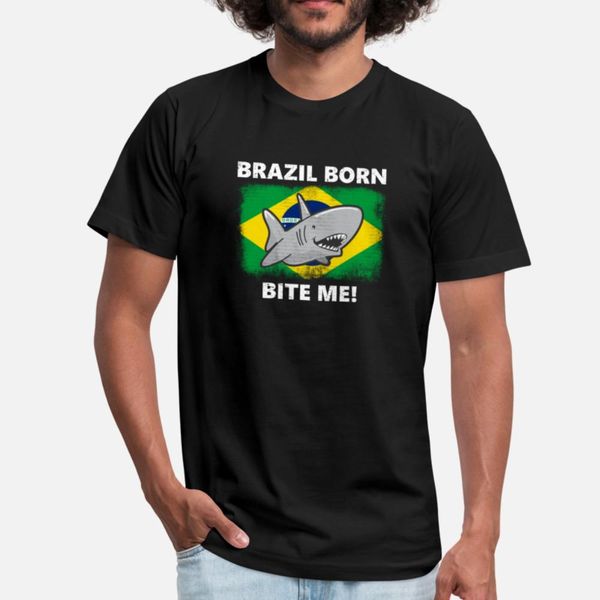 

brazil born bite me cute shark design designers graphic t shirt hip hop oversized custom tracksuit hoodie sweatshirt