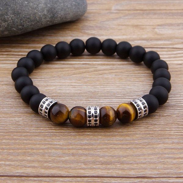 

xqni gold / black / steel / rose gold color для выбора черный матовый оникс камень cz аксессуары стенд браслеты для мужчин унисекс ювелирные