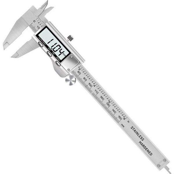 

uneefull electronic digital caliper stainless steel body 00-150mm 0.01mm micrometer with large lcd measuring tools hand tools