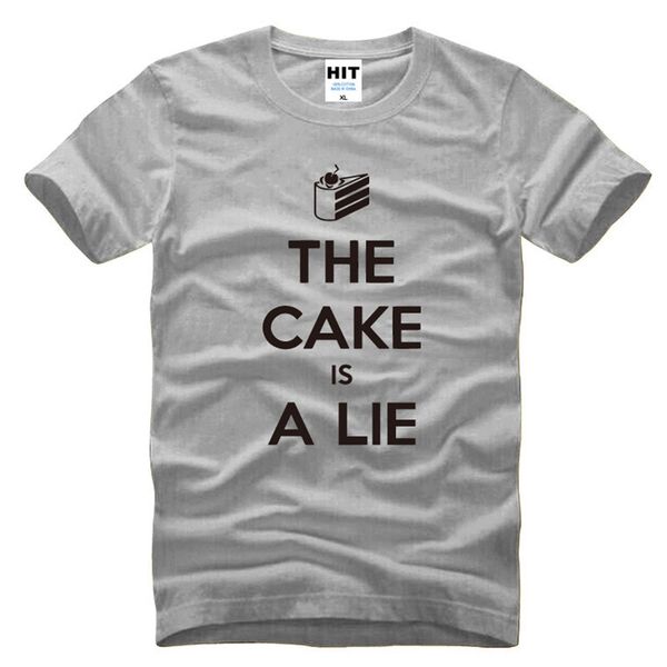 

the cake is a lie game t shirt t-shirt men mens 2018 new cotton tshirt tee sport hooded sweatshirt hoodie