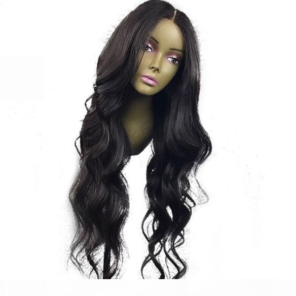 

wet and wavy lace front wigs hd transparent glueless real human virgin brazilian hair wet wavy full lace wig pre plucked bleached knots, Black;brown