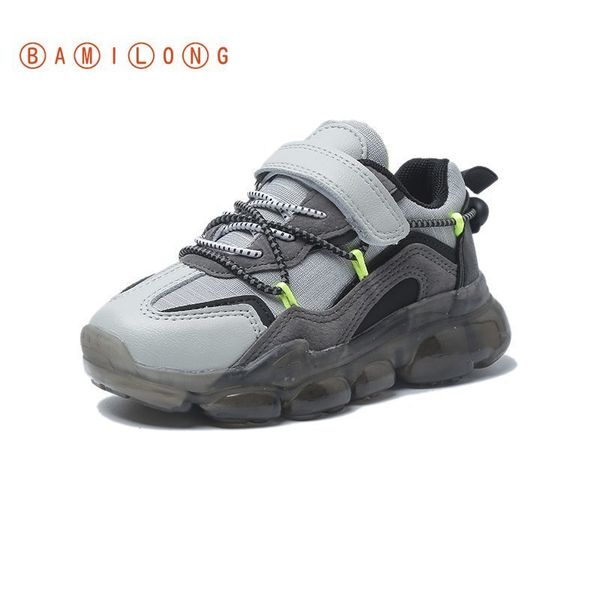 

bamilong children sport trainer for kids footwear 2020 new style boys basketball shoes girls anti-skid casual sneakers lj201203, Black