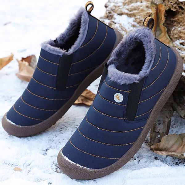 

women ankle shoes fashion women's warm boot slip on snow warm women shoes boots female 2020 ankle shoe for woman plus size, Black