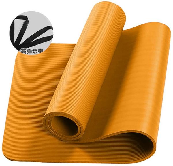 

10mm fitness pad eva thick durable yoga mat sports indoor fitness pilates yoga pads non-slip exercise pad mat equipment