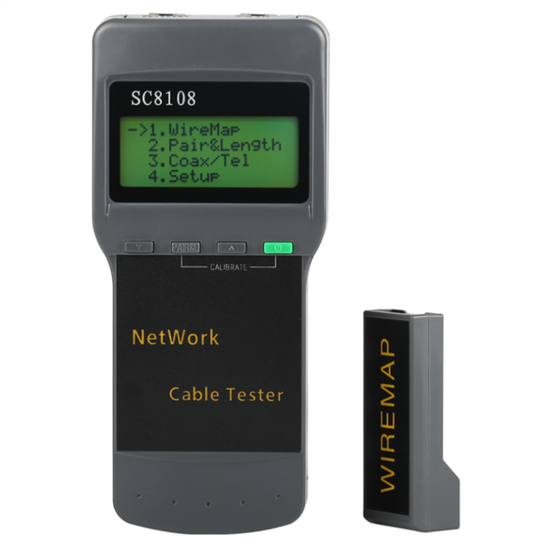 

sc8108 portable lcd network tester meter&lan phone cable tester & meter with lcd display rj45