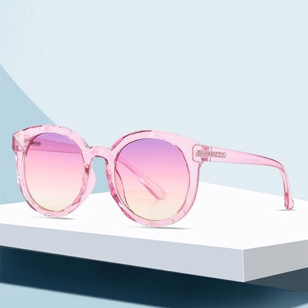 

sunglasses 2021 women round men crystal sun glasses ladies gradient eyewear female uv400, White;black