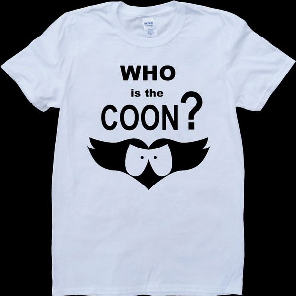 

who is the coon white, custom made shirtcartoon men new fashion funny sport hooded sweatshirt hoodie t shirt