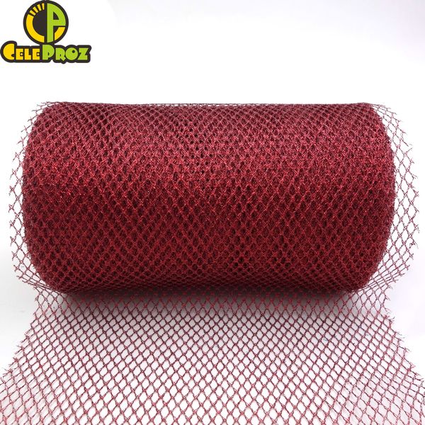 

mesh 15cm 25yards shiny glitter tulle roll for diy christimas tree bow decoration wedding chair sash 22.8 meters