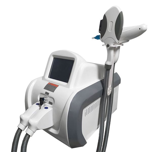 

new 2in1 multifunction e-light rf skin rejuvenation opt shr ipl laser hair removal machine opt shr blood vessel tattoo removal machine, Black