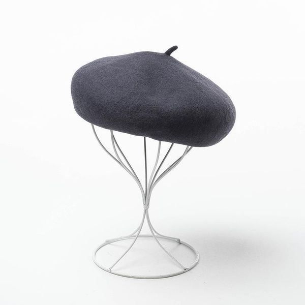 

cokk pure wool beret women hat autumn winter hats for women elastic vintage bonnet soft exquisite boina beret black swy bbytus, Blue;gray