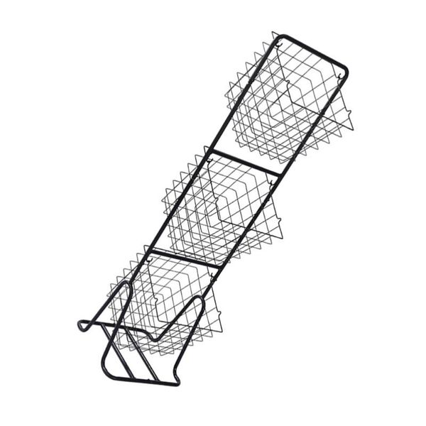 

3-layer storage rack practical storage stand iron art shelf basket