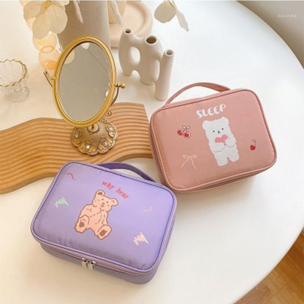 

cosmetic bags & cases harajuku cute waterproof bag large capacity travel toiletry storage case accessories item organizer toilet bags1