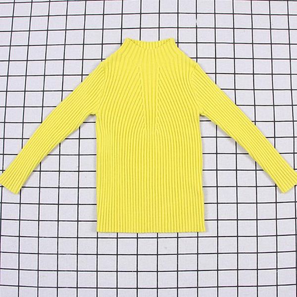 

осень 1 7л мальчики девочки свитера водолазка solid baby дети свитера мягкий теплый длинный рукав, зима свитера для девушки bbymkp, Blue