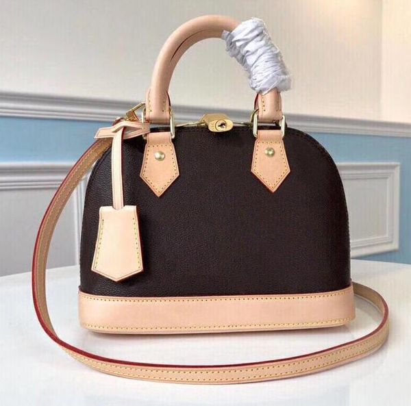 

classic alma bb shell bag women genuine leather handbags flower embossed shoulder bags designer handbags crossbody bag