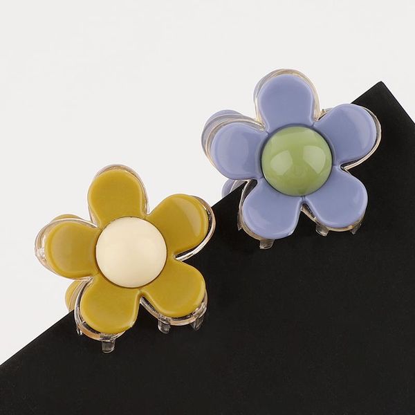 

клипы 2pcs цветка волос малышей ребёнков заколки для волос женщины аксессуары коготь волос шпильки barrettes парикмахерское hairgrip headwea, Black;brown