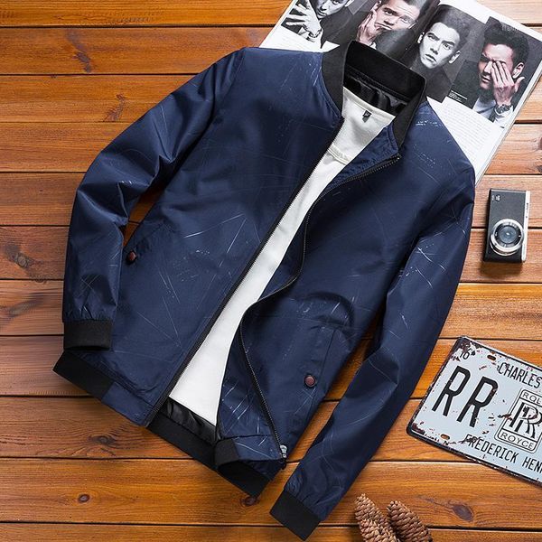 

brand mens bomber jacket solid autumn mens jackets male casual zipper jacket men spring casual streetwear jaqueta masculina1, Black;brown