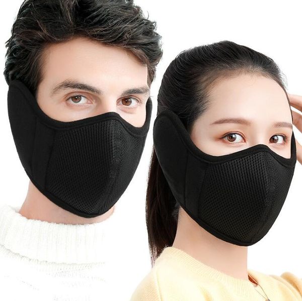 

2020 winter cotton anti dust face mouth cover pm2.5 mask respirator dustproof washable reusable ice silk masks tools without filter