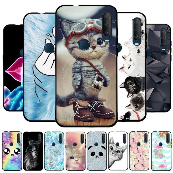 

1se soft silicone cute tpu back cover for fundas alcatel 1 se 2020 phone case bags bumper shell coque