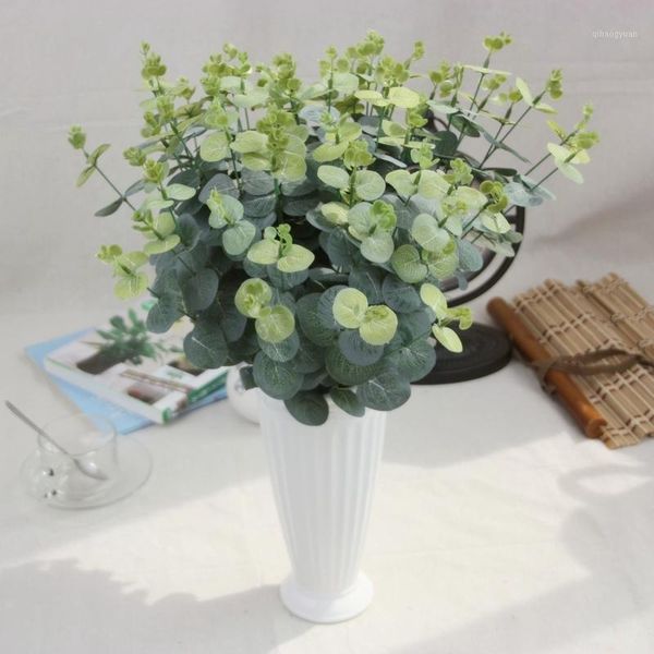 

artificial silk lysimachia christinae hance eucalyptus plant grass for diy flower bouquet home wedding decoration1