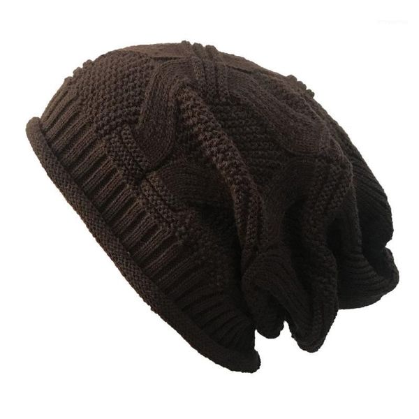 

women casual outdoor knitted hats crochet knit hip-hop cap woolen caps winter warm hats for women man skullies beanies1, Blue;gray
