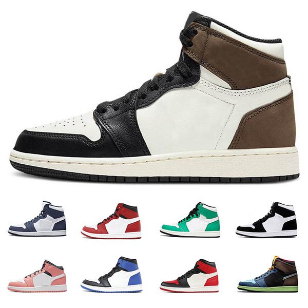 

midnight navy jumpman 1s women mens basketball shoes fragment tie dye high tokyo bio hack pink quartz shadow lucky green 1 sports sneakers