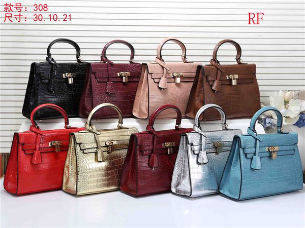 

2021 styles handbag famous name fashion leather handbags women tote shoulder bags lady leather handbags bags purse 308rf