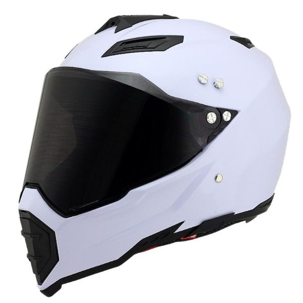 Casco integrale da moto Dual Sport Off Road Dirt Bike ATV D O T certificato 243H