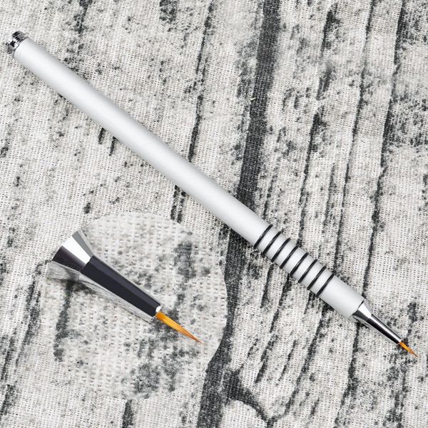

1pc 7mm acrylic nail art painting brush for uv gel manicure nail liner tool