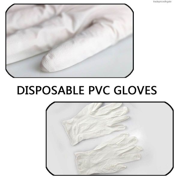 

laboratory blue 100pcs household cleaning washing real disposable nail art tattoo anti-infective gloves