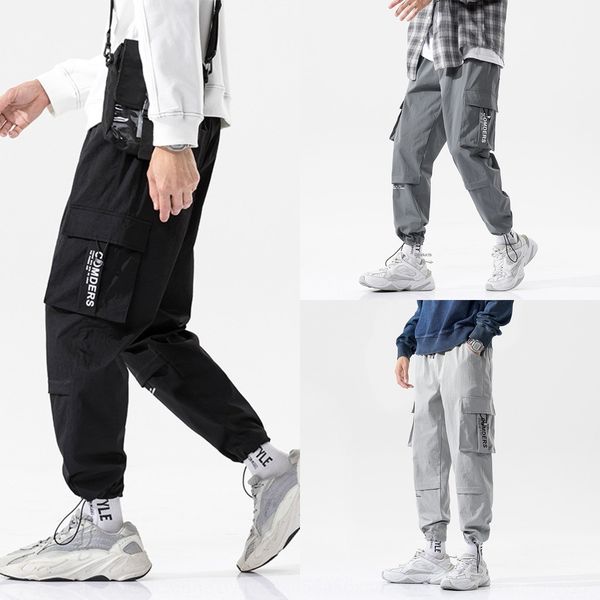 

летние тонких мужские комбинезоны overallstrousers overallspants корейской моды случайные спортивные capris моды бренд прямой трубки комбине, Blue