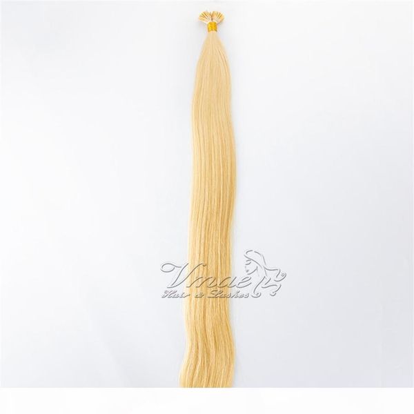 

european russian 1g strand 100g black brown 613 blond straight pre bonded keratin stick double drawn i tip virgin human hair extensions