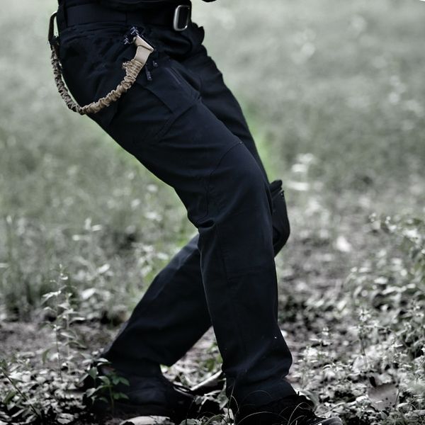 Военные городские тактические брюки Мужчины весенние хлопчатобумажные хлопчатобумажные армейские грузовые брюки повседневные EDC карманы солдат стрейч боевые брюки LJ201104