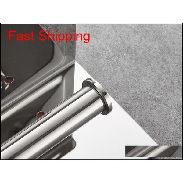 

new bathroom chromed toilet paper holder place things platform stainless steel mirror polishedwal qylsge homes2007