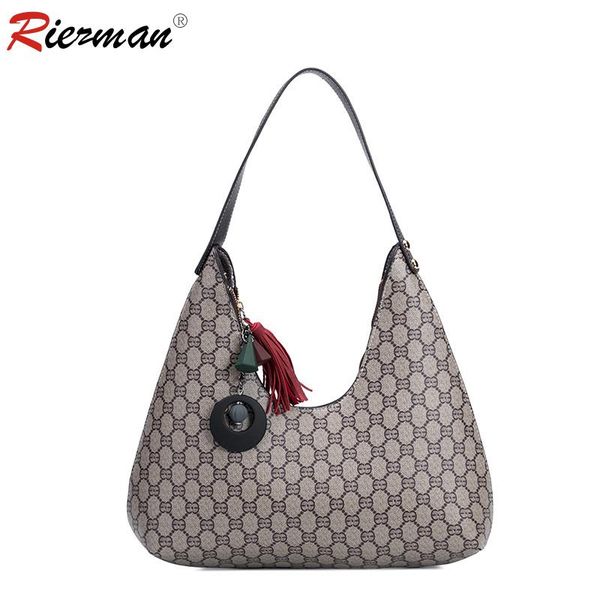 

riezman fashion women shoulder bag ladies crossbody bags new vintage design female handbags wild tote bags pu hand bag mochila