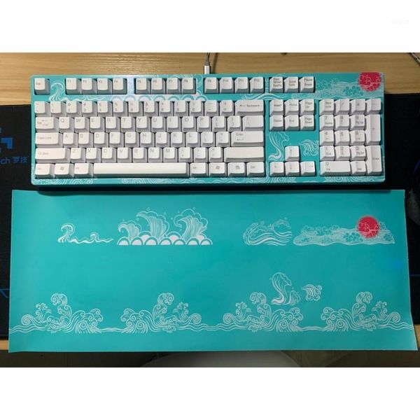 

new mechanical keyboard diy sticker color change sticker color film to cut1