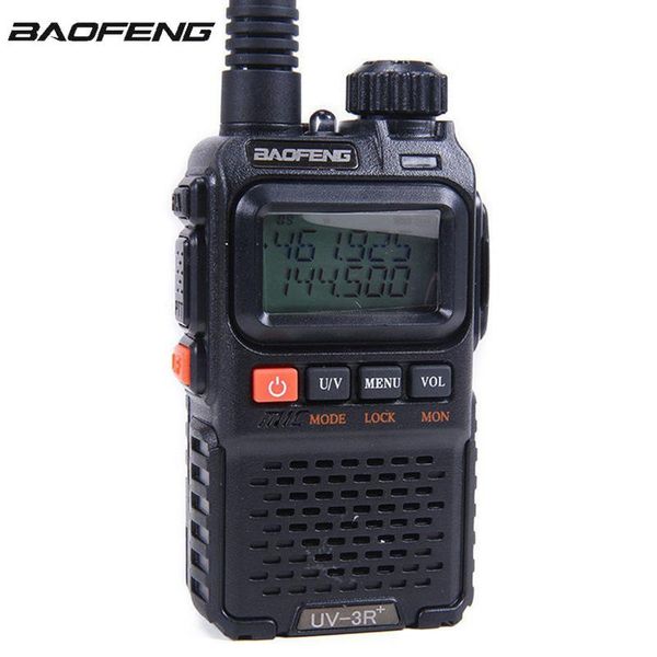 

walkie talkie 2pcs baofeng uv-3r+ mini two way radio handheld portable
