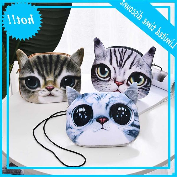 

cartoon creative simulation 3d plush mini one shoulder messenger bag