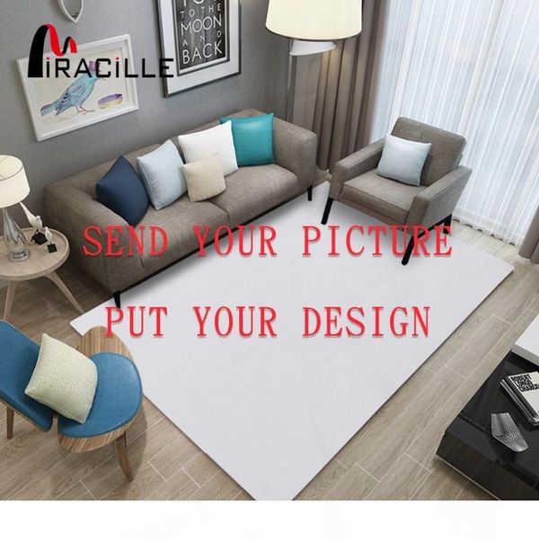 

miracille customized coral fleece floor mat bath decor anti slip door mat with your image carpets large size for home decor