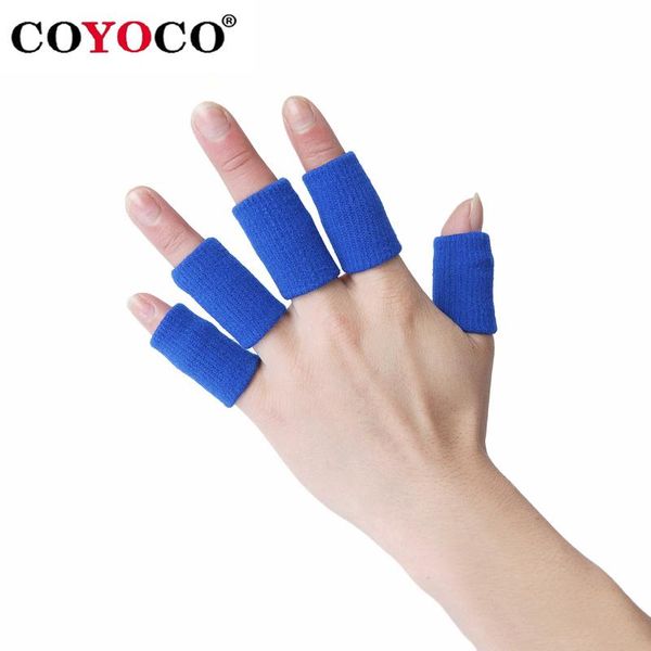 

coyoco бренд палец охрана волейбол защищает 10 шт. эластичный баскетбол футбол волейбол палец спортивные защиты инструменты синий jlluot
