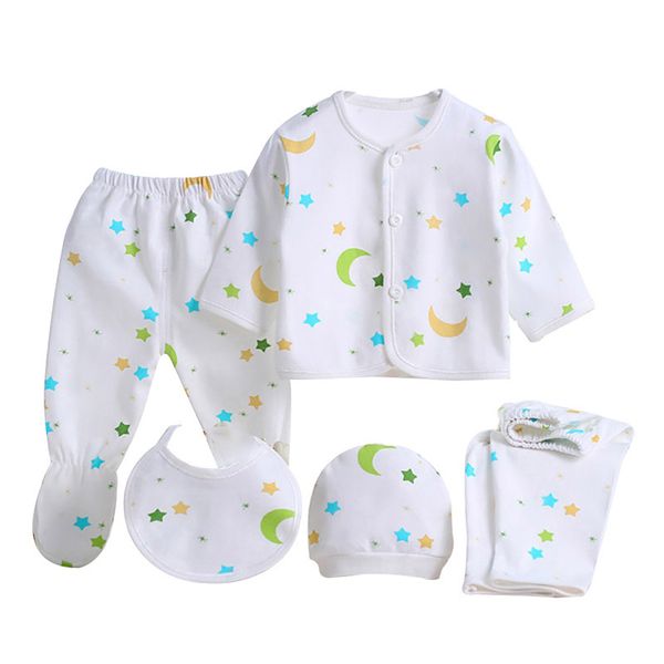 Infant neonato neonato ragazza vestiti primavera modello del fumetto pigiama indumenti da notte biancheria intima copre LJ201223