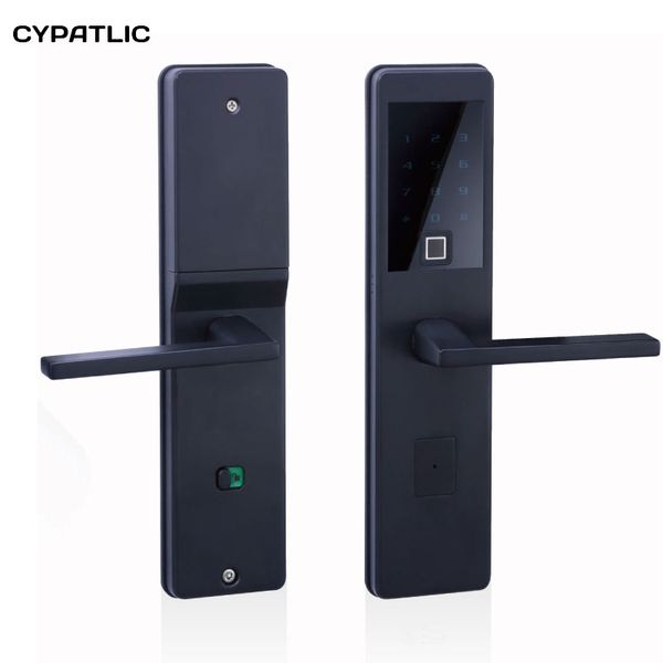 

fingerprint scanning smart lock intelligent electronic keypad number door lock biometric door lock