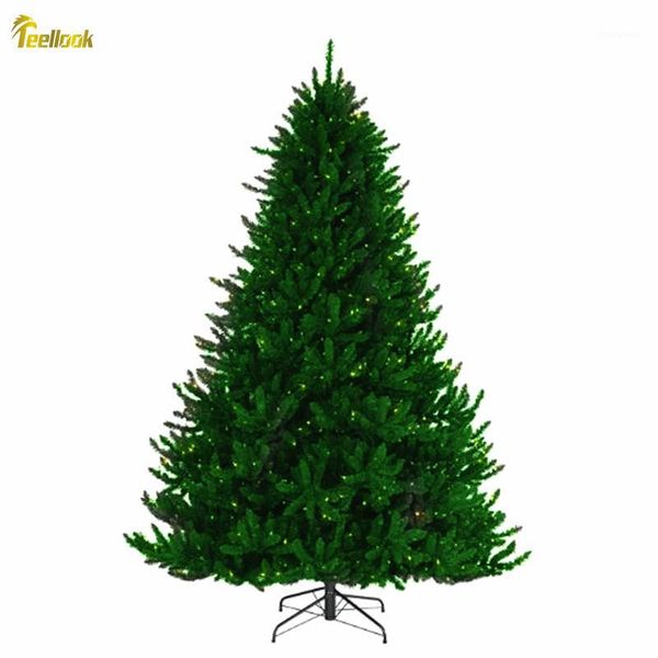 

teellook 1.2m/3.0m luminous encryption christmas tree pvc material christmas l shopping mall home decoration1