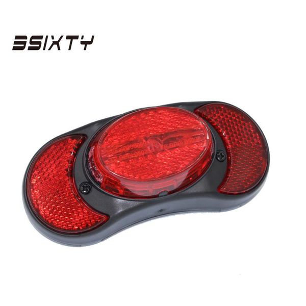 

3sixty classical bicycle cycling taillight with red & black rear lamp for brompton bicycle waterproof back light