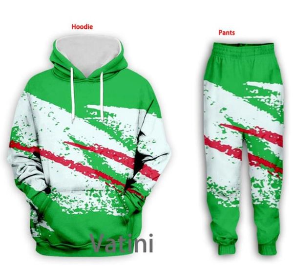 

2021 new fashion men/women 90s jazz solo hoodie+pants two pieces set funny 3d all over print tracksuits af011, Gray