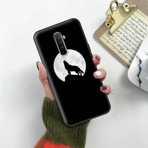 

43fgcase angry snow wolf for realme 6 5 x2 x50 pro 5g 6i 6s narzo 10 10a x3 xt c3 c3i soft black silicone phone bags cover